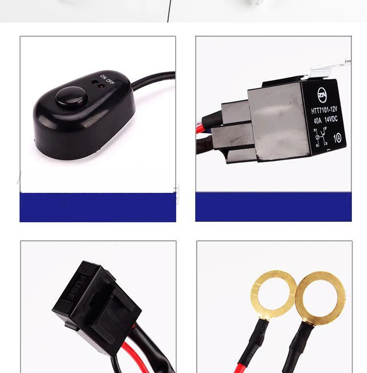40A Switch Relay Wiring Harness Kit For High Power 4x4 Offroad LED Driving Light 1 (3)