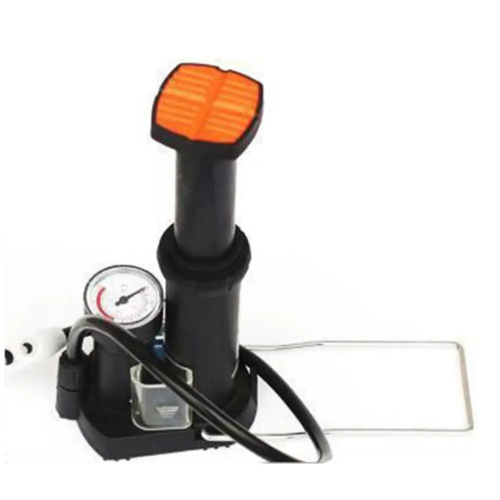 Bike Pump Mini Portable Bicycle Tire Air Foot Pump With Pressure Gauge Cycling