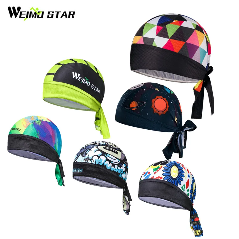 Weimostar многофункциональная велосипедная Кепка для мужчин и женщин с защитой от пота пиратская шляпа бандана MTB велосипед головной платок повязка на голову спортивная