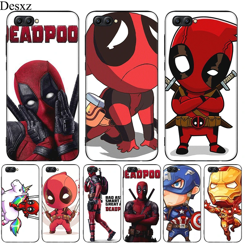 Silicone Tpu Funny Marvel Batman Chibi Deadpool Case Cover For Huawei Honor Note Note 10 8c 8x 6a 7a 7x 9 10 Lite Half Wrapped Cases Aliexpress