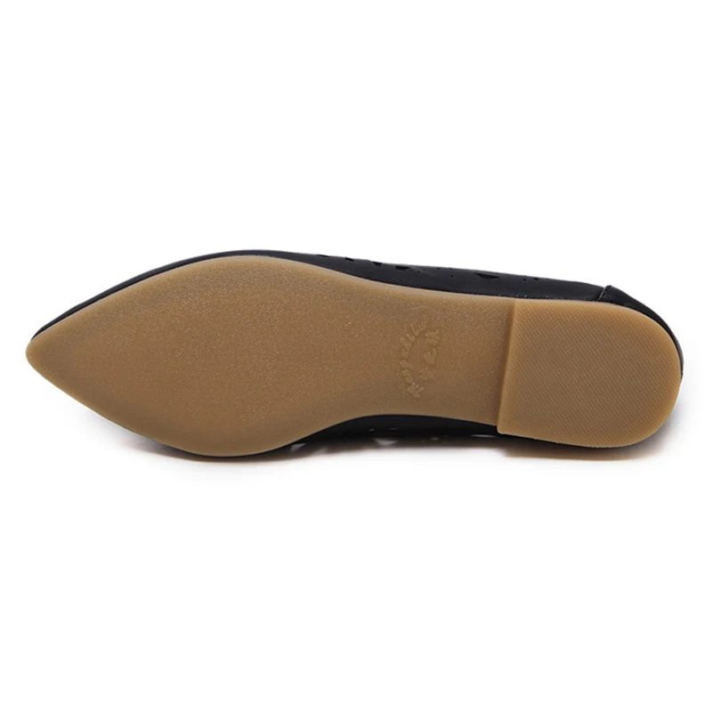 CEYANEAONew damen sandalen schuh Frau Echtem Leder Flache Schuhe Mode Hand-genäht Leder Faulenzer Weiblichen loch schuhe Frauen E977