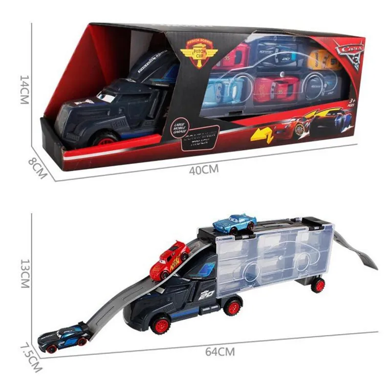 Disney Pixar Cars 3 черный шторм Джексон Diecasts Металл транспортных средств Mcqueen игрушки с 6 шт. Pixar автомобили игрушки для детей