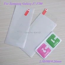 200 шт./лот с уровнем твердости 9 H 2.5D закаленное Стекло пленка для samsung Galaxy J7 J700 Экран протектор