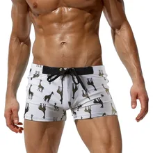 Бренд AUSTINBEM, Сексуальная мужская одежда для плавания, пляжные шорты, мужские шорты для плавания, шорты для серфинга, пляжные плавки, 228