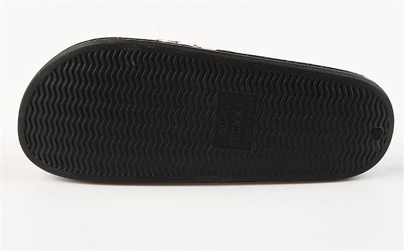 Slipper Male Shoes Ginghan Summer Beach Men Slides Man Outside Couple Slippers PVC Casual Style Bottom Flip Flops