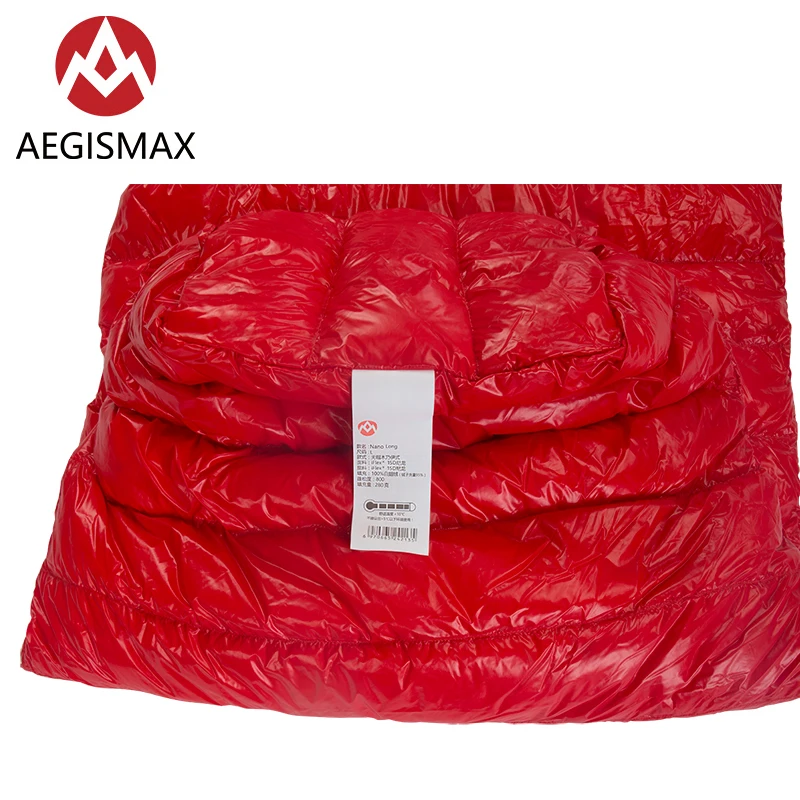 Acampamento ao ar Ganso para Baixo Bolsa de Dormir Aegismax Livre Ultraleve Múmia 800fp Primavera Outono Inverno Tenda Leve 95% 20 dormir primavera outono inverno tenda leve saco de dormir