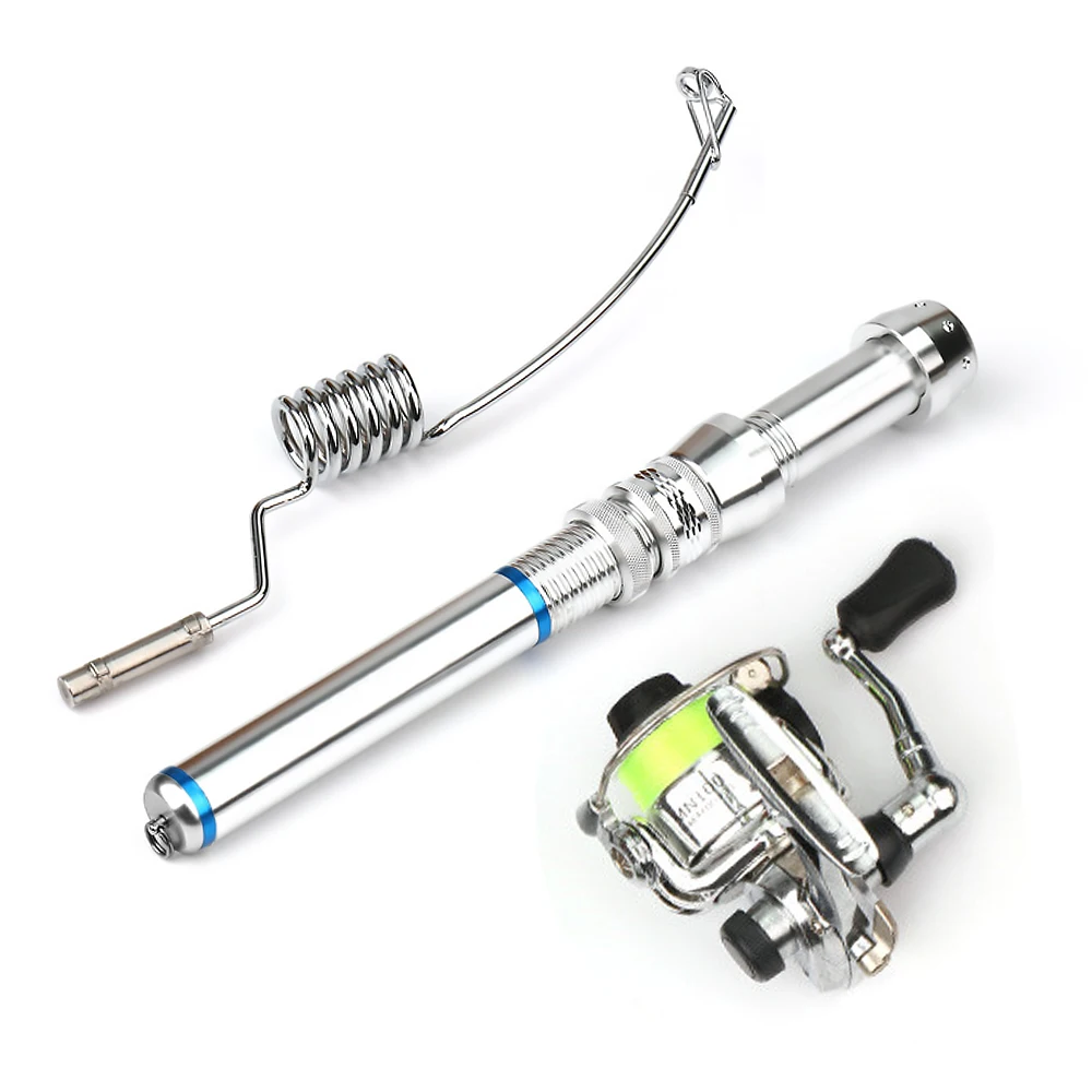 Lixada 38 سنتيمتر الجيب الصيد رود بكرة كومبو القصر روك البحر قصبة الصيد الغزل بكرة كومبو كيت المحمولة Pesca معالجة