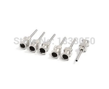 

6 Pcs Stainless Steel 1 02mm Inner Dia 15ga Dispenser Needles Tips