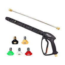 5000 высокое давление PSI Мощность Шайба мощность распылитель, 19 дюймов Расширение Замена палочка Лэнс, 5 быстрого подключения наконечник-конус