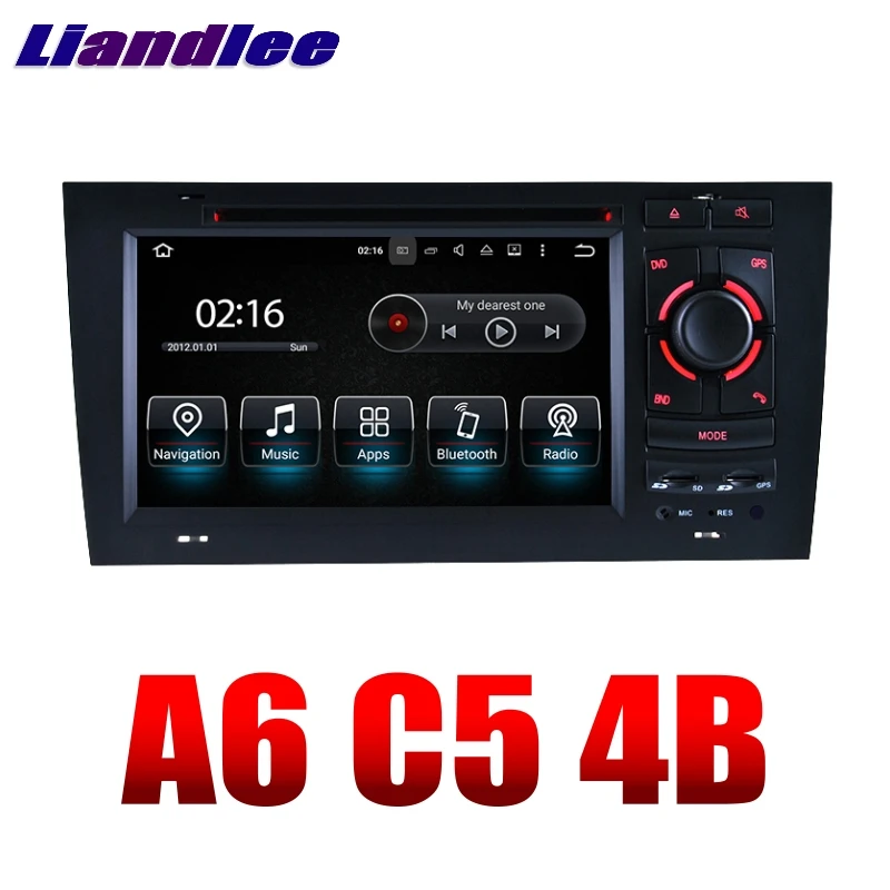 Liandlee автомобильный мультимедийный плеер NAVI для Audi A6 C5 4B 1997~ 2004 автомобильная система с сенсорным экраном радио ТВ DVD стерео gps навигация