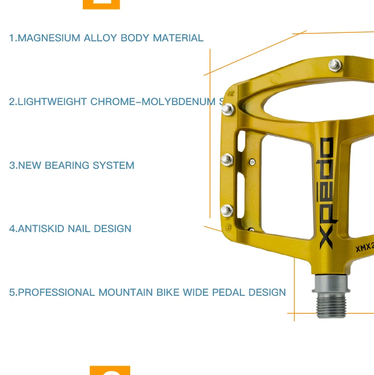 Wellgo XPEDO MTB велосипедные педали SPRY XMX24MC сверхлегкие магниевые mtb педали для шоссейного велосипеда 6 цветов 255 г