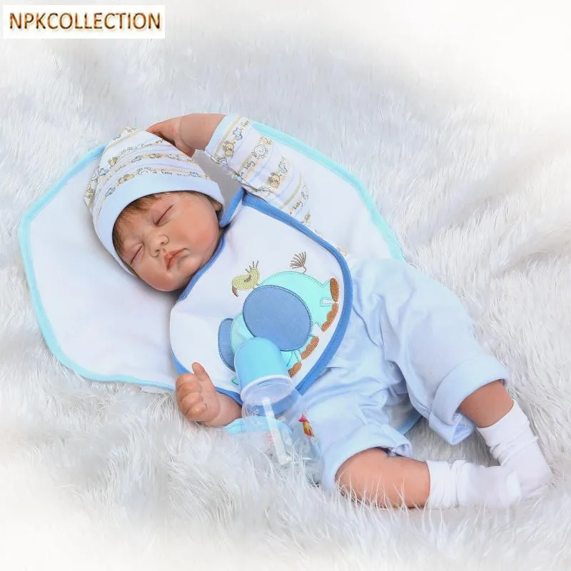 NPKCOLLECTION 50CM Silicone Reborn Dolls Baby Alive Newborn Dolls for Girls Xmas Gift,21 Inch Reborn Doll Babies New Year's Toy цена NPKCOLLECTION 50CM Silicone Reborn Dolls Baby Alive Newborn Dolls for Girls Xmas Gift,21 Inch Reborn Doll Babies New Year's Toy цены онлайн