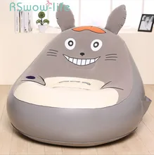 Cartoon Chinchilla Inflatable Sofa Folding Tatami Bedroom Balcony Lounge Chair Small Sofa Lounger Chair Seat Cushion