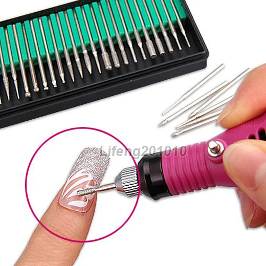 

SAI - 30 Nail Art Electric File Drill Bits Replacement Manicure Pedicure Kit Set +Free Shipping (ZJWU17F)