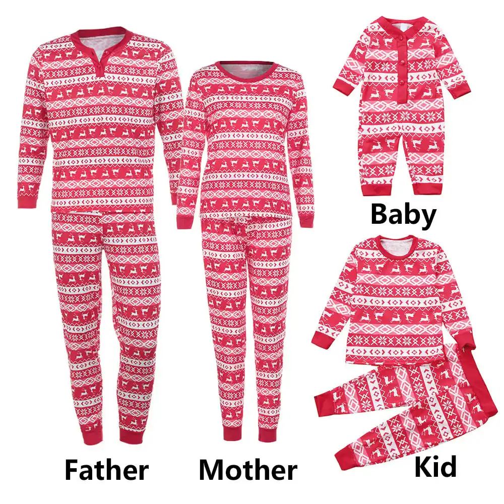mom dad and baby matching christmas outfits