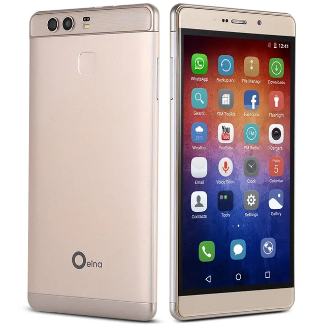 oeina P9 плюс 6,0 дюйма Android 5,1 3g смартфон MT6580 4 ядра 1. 3g Гц 1 ГБ Оперативная память 8 GB Встроенная память gps WiFi мобильный телефон - Цвет: Золотой