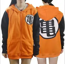Freeshiping de Dragon Ball Z Goku Ropa del Anime de Dibujos Animados Con Capucha Sudadera Con Capucha Fleece Cosplay Para Adultos Mujer Hombre Pluz Tamaño