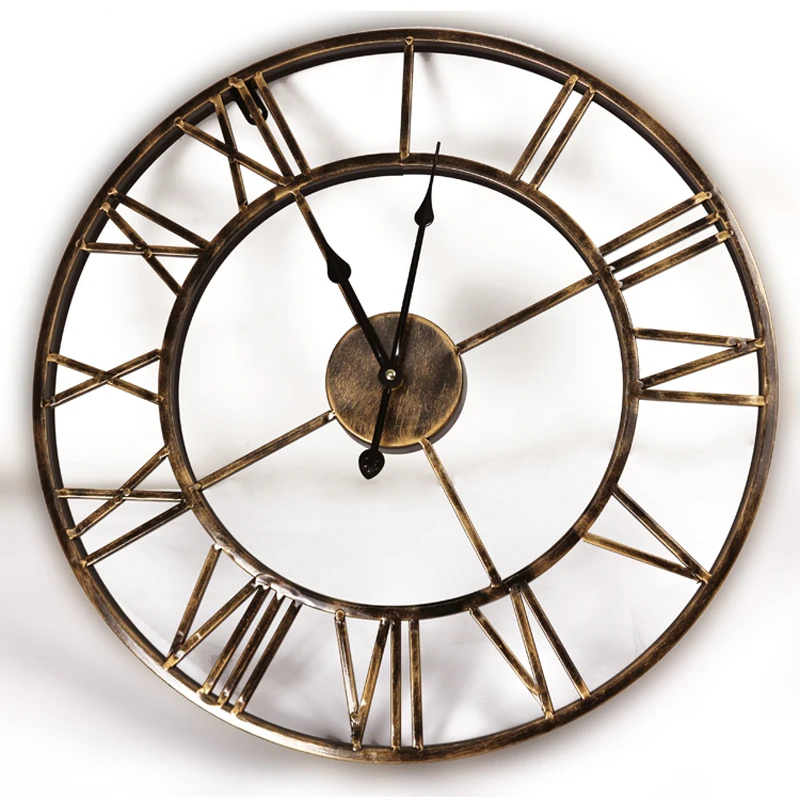 Online 18 Inches Antique Metal Wall Clock With Bronze Finished Online 18 Inches Antique Metal Wall Clock With Bronze Finished Artificial Decorative Clocks Aliexpress Mobile