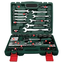 Motor Car Repair Tool Set 82pcs Tool Combination Torque Wrenches Ratchet Socket Spanner Mechanics Tool Kits