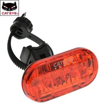 

CATEYE TL-LD155-R Bicycle Rear Light Safety Taillight 5 Bright Red LEDs 360 Degrees Visibility Flashing Riding Warning Lamp