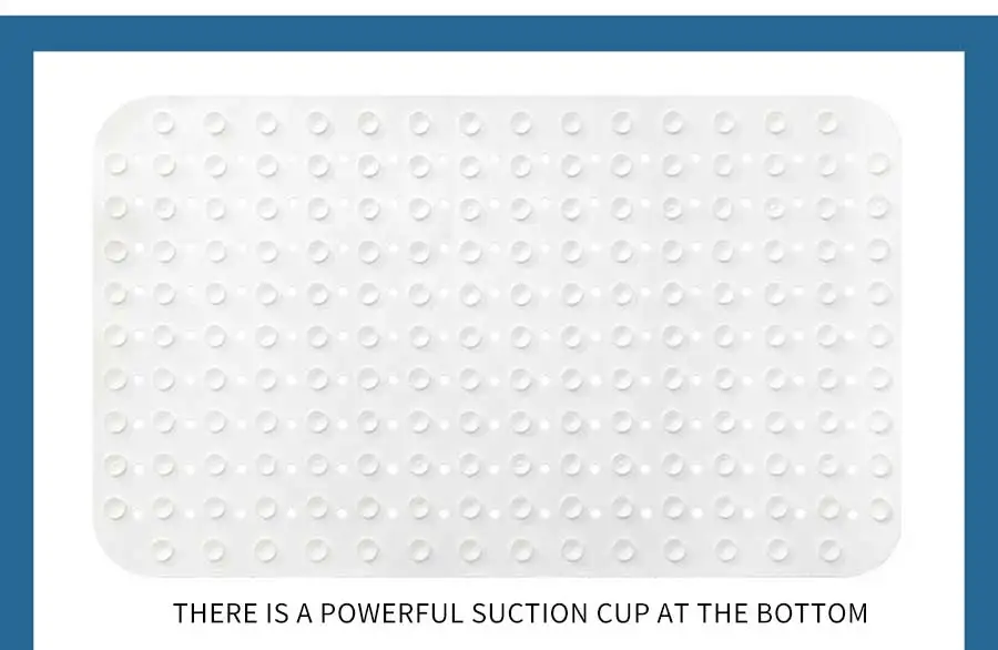 36 см* 60 см силиконовый резиновый точечный коврик для ванной комнаты нескользящий коврик для ванной коврик для кухонной двери водонепроницаемый присоска ковер для туалета