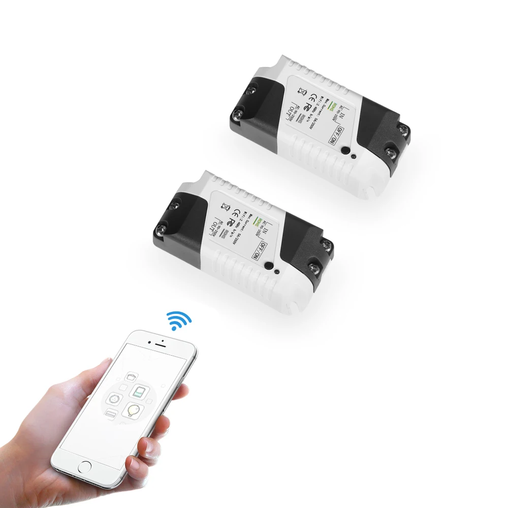 Умный мини выключатель eMylo с Wi Fi 220 В 1 канал реле беспроводной пульт