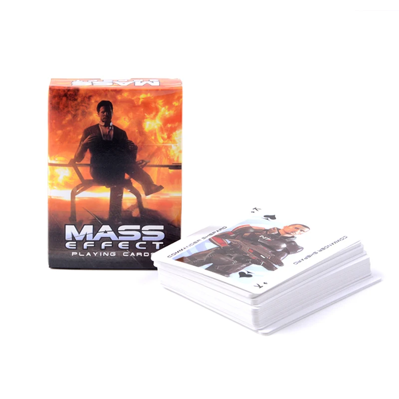 

1 Set Anime Dark Horse Deluxe Mass Effect Playing Cards Game Cards Collection Figure Toys For Children