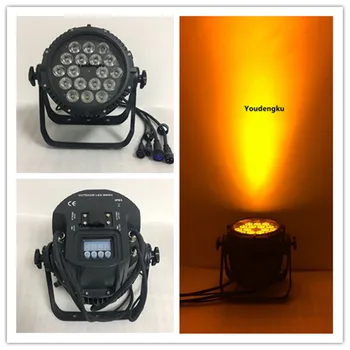 

16 pieces professional led stage lights 18x15w p65 waterproof led par lights led par rgbwa