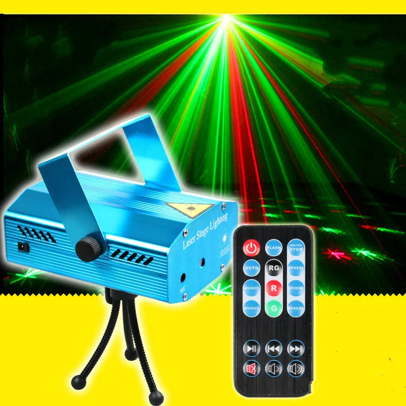 

Remote stars stage laser light Green Lantern Festival Lights KTV voice pattern bar