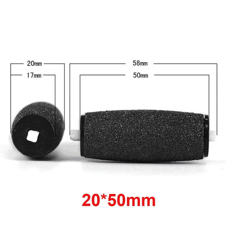 Kimisky azul 8 piezas herramienta para el cuidado de los Pies herramientas de pedicura Pies removedor de piel muerta callos rodillo cabeza Pies 20*50mm envío gratis