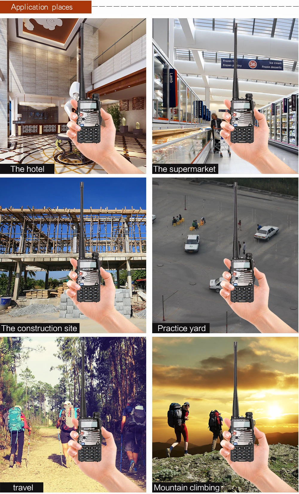 Baofeng UV-5RA VUHF 136-174400-520MHz Dual-Band Two-way Radio Walkie Talkie for UV 5RA cb portable radio (18)