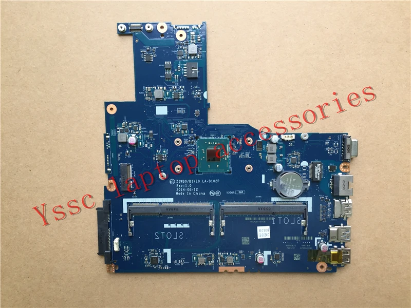 Совершенно новый! ZIWB0/B1/E0 LA B102P материнская плата для ноутбука Lenovo B50 30 ноутбук (для