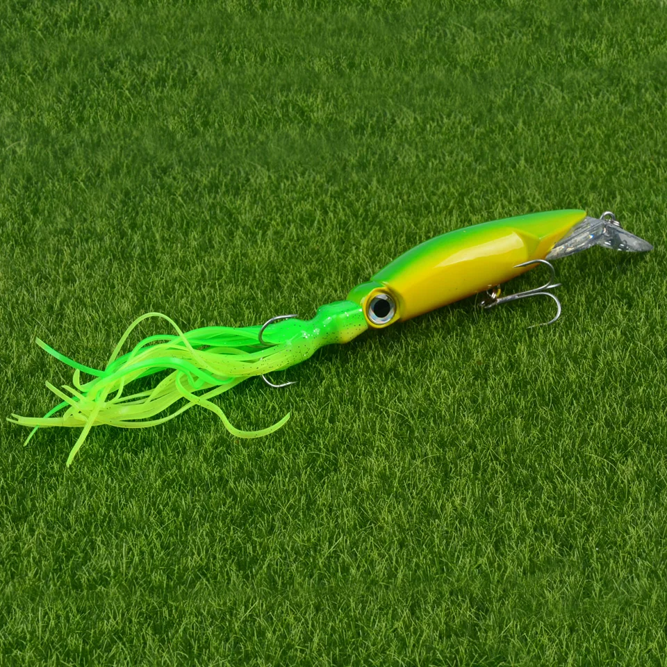 

1pcs Fishing Lures 14cm/39g Quality Good Octopus Squid Jig Fishing Hooks Swimbait Hard Fake Bait Lure Wobblers Fishing Tackle