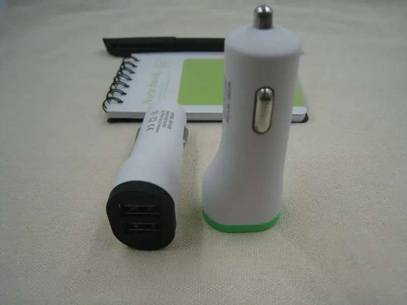 Small waist Dual Port USB Car Charger_0373