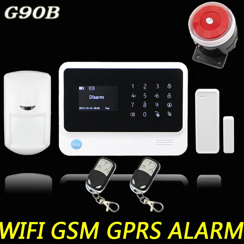 New Product WiFi Alarm System Door gap sensor Internet GSM Alarm System Home Alarm Security outdoor flash siren Detector Sensor