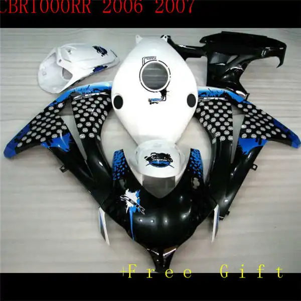 Nn-обтекатели для CBR1000RR 06 07 CBR1000 RR 2006 2007 Белый Черный Синий ABS мотоцикл обтекатель