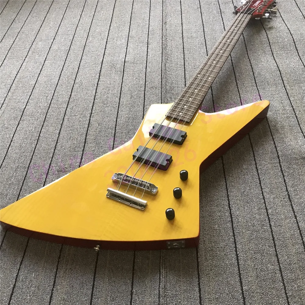

custom shop;12 strings bass guitar;4+8 strings catanna model;flame maple top;free shippping