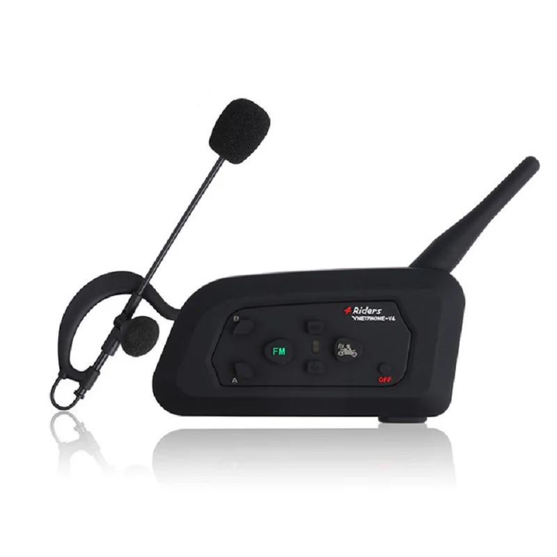 

1PCS V4C 1200M Football Referee Bluetooth Intercom Talking Communication for 4 Users Waterproof BT Referee Intercom Interphone