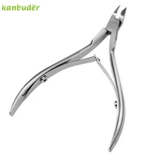 Довольно хорошее качество Нержавеющая сталь ногтей щипчики для кутикул инструмент для удаления Маникюрные щипчики для Красота 1 комплект