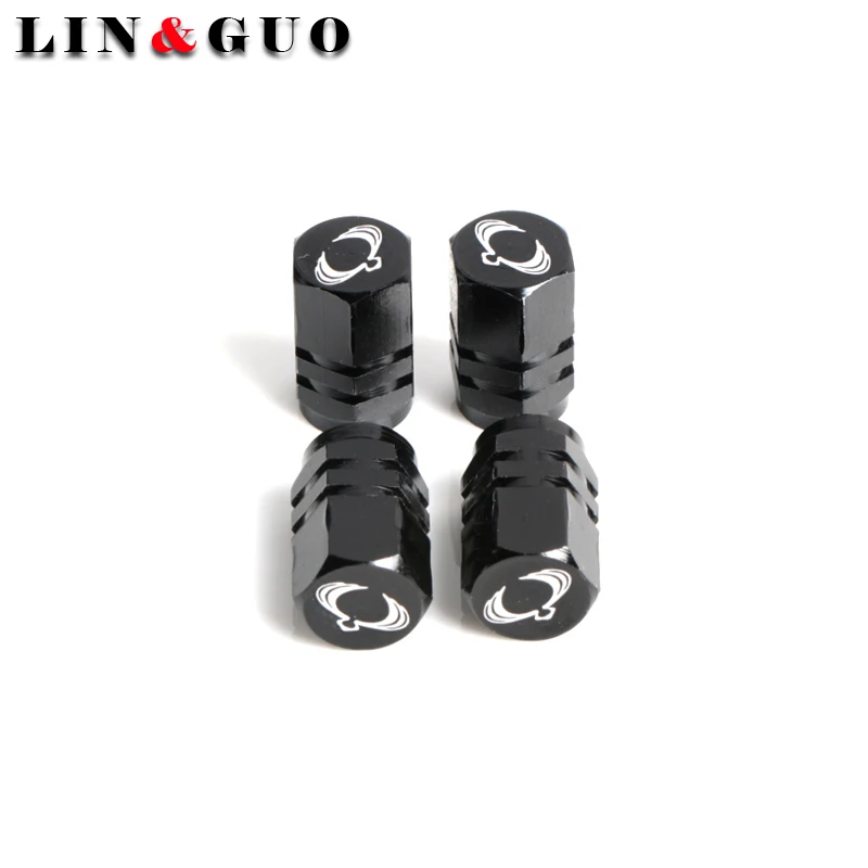 

4pcs Aluminum Car Wheel Tires Valves Tyre Stem Air Caps Airtight case for Ssangyong kyron rexton korando actyon