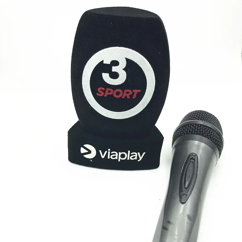 Personalizado para Transmissão de Entrevista Portátil de Espuma com Logo de Impressão. Linhuipad-microfone Microfone Diâmetro Interno: cm 4 - Image 5