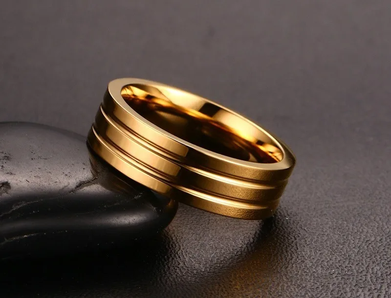 Vnox 6 мм Обручальные кольца полированный Comfort Fit Традиционные обручальное Кольца для Для женщин ювелирные изделия