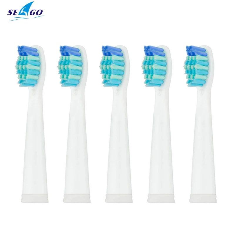 Seago Electric Toothbrush Heads for SG-507B/908/909/917/610/659/719/910 Ultra Soft Dupont Bristle Replacement Brush Head Refills