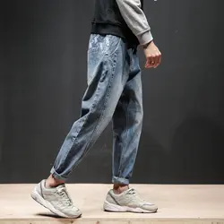 M-5XL! Большой ярдов Для мужчин одежда 2018 Для мужчин свободно облегающие джинсы с парой джинсов и пара джинсы