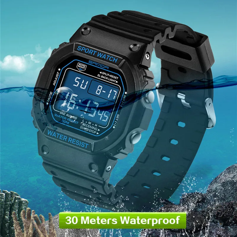 2017 Top Brand SANDA Wrist Watch Men G Style Waterproof Sports Military Watches Shock Men s