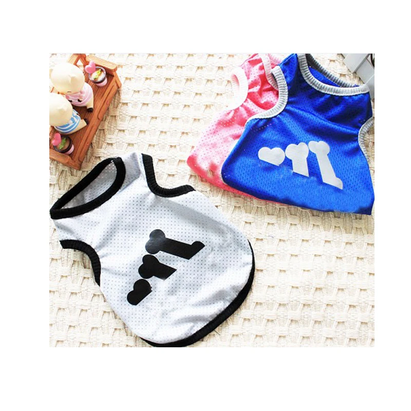 

SUPREDOG Dog Vest Mesh Vest Fashion Outdoor Sports Vest Summer Cool Teddy Vest Football Soccer Jersey Clothes For Small Dogs
