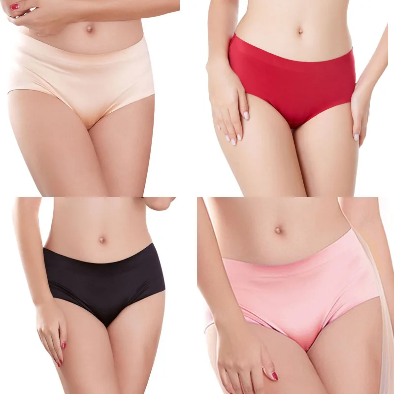 Jerrinut Seamless Panty For Women Underwear Plus Size M L XL XXL XXXL Intimates No Trace Briefs Low Waist Paties Lingerie     7 (2)