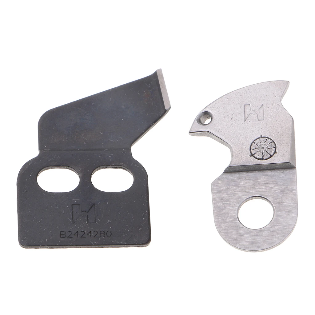 Steel Moving & Fixed Knife for Juki 980 1850 1900 Industrial Sewing