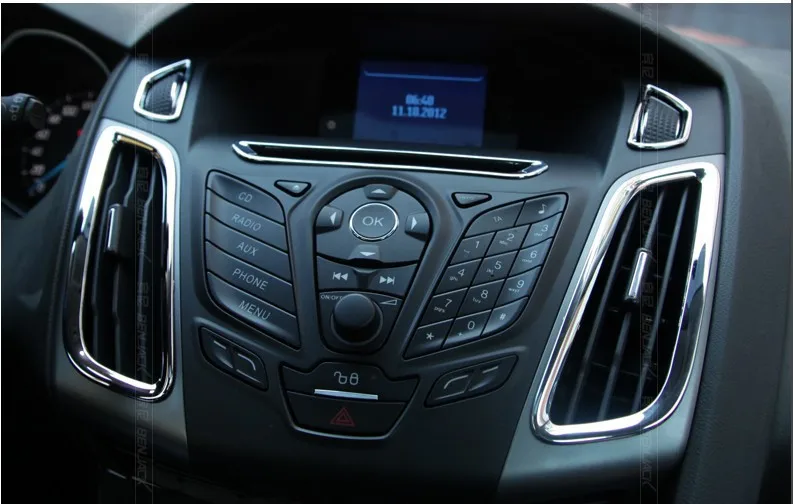 2013 hot!Ford focus 2012 trim accessories stainless steel interior