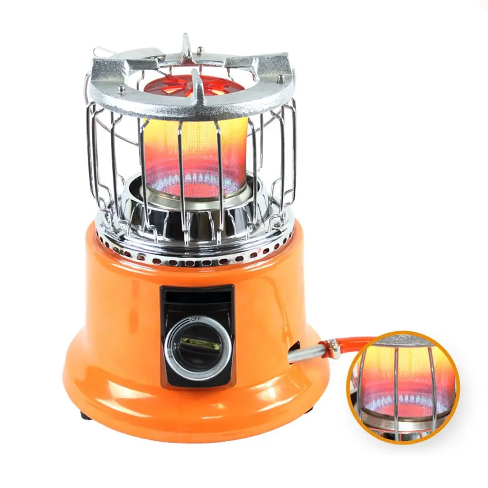 

Outdoor Gas Stove Foldable Cooking Camping Warmer Heater 2-IN-1 LGP Gas Heating Cooker Gas Stove for Backpacking Hiking Picnic